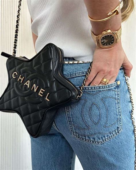 chanel straw bag|star shaped Chanel bag.